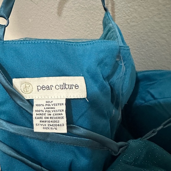 Blue Ruched Ruffled Babydoll Mini Dress - Picture 3 of 3